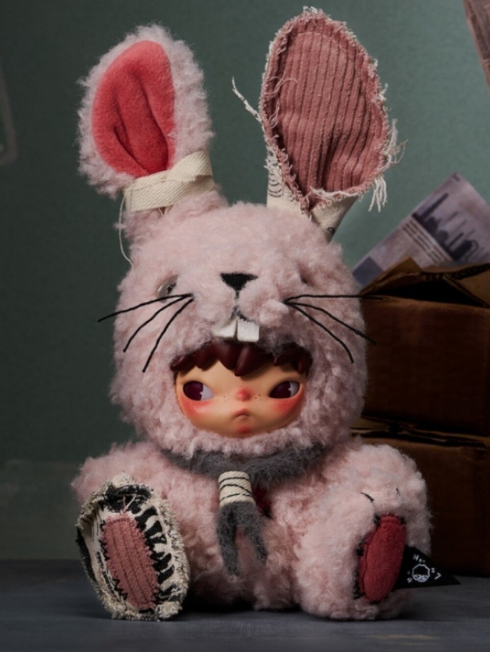 Hirono Little Hare Plush Doll Pendant NIB